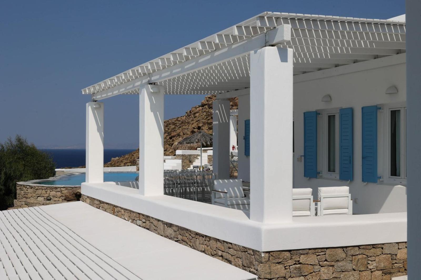 Adikri Villas & Suites Tourlos Buitenkant foto